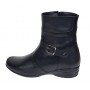 Ghete dama Marimea 39 din piele naturala cu fermoar imblanite GD156N2
